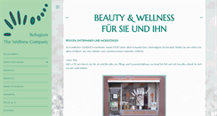 Desktop Screenshot of kosmetikstudio-refugium.de