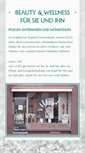 Mobile Screenshot of kosmetikstudio-refugium.de